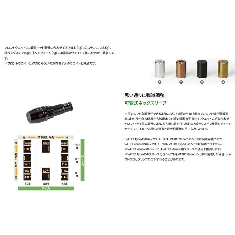 kasco（キャスコ） VATIC Venero ヴェネーロ ドライバーヘッド【ヘッド