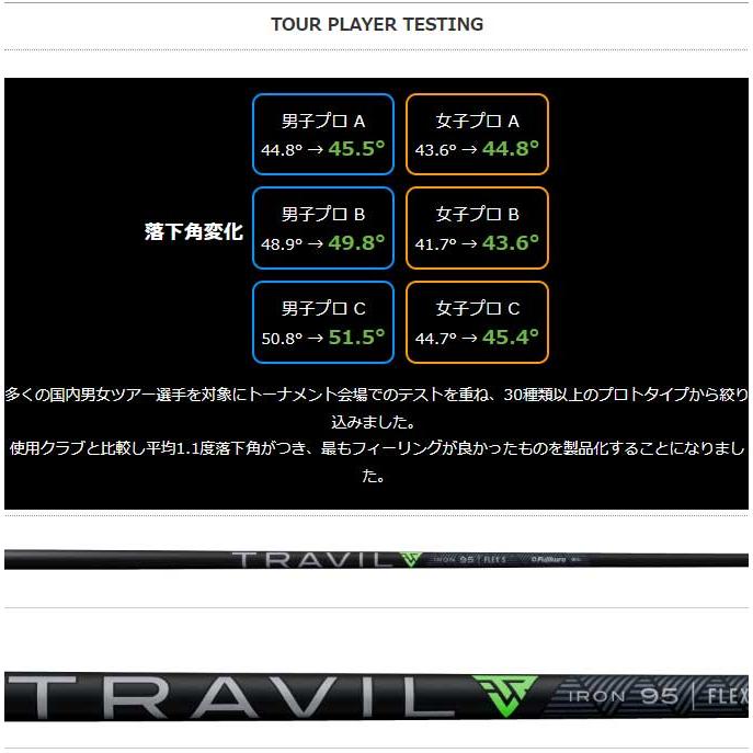 フジクラシャフト フジクラ トラビル アイアン TRAVIL IRON