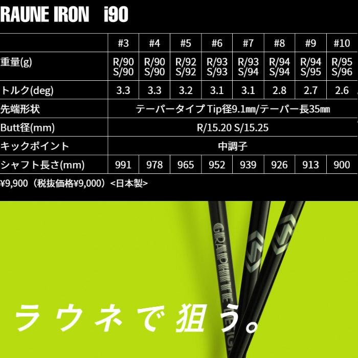 GRAPHITE DESIGN グラファイトデザイン RAUNE IRON ラウネ アイアン