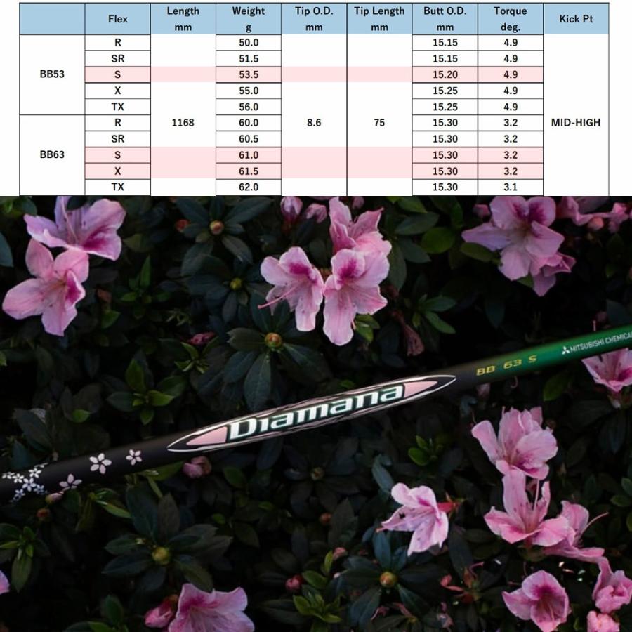 G400 限定モデル ピンG400用OEMスリーブ付シャフト US三菱ケミカル