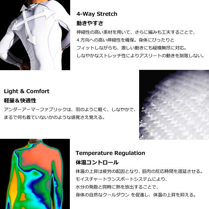 UNDER ARMOUR 1358577 アンダーアーマー UAヒートギアアーマー モック ロングスリーブ(トレーニング) 長袖 アンダーシャツ インナーシャツ|teeolive|07