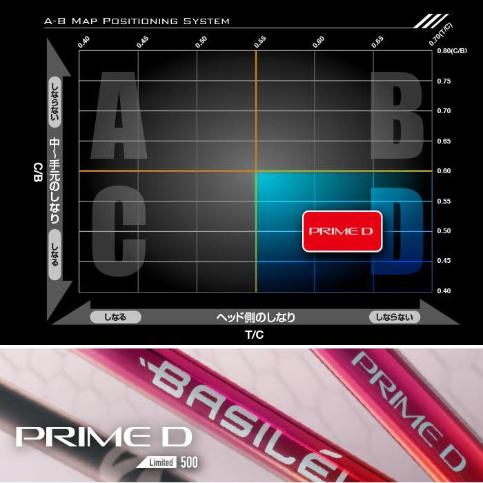 ポイント5倍 500本限定 コブラ用互換スリーブ付シャフト Basileus PRIME D バシレウス プライムディーの画像