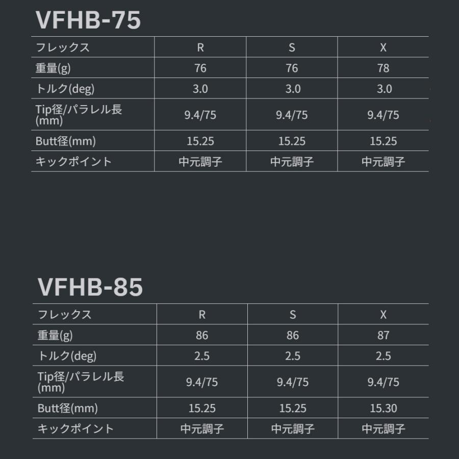 ピンG440/G430G425/G410HB用互換スリーブ付きシャフト グラファイトデザイン TOUR AD ツアーAD VF ハイブリッド 日本仕様_3