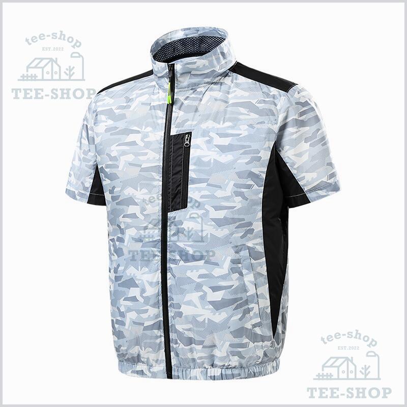 空調作業服 半袖 ワークマン 空調ウェア 空調扇風服 扇風機 大風量 40000mAh 大容量バッテリー 3段階強風 22h連続送風 エアコン服 UVカット 父の日 熱中症対策 |  | 17