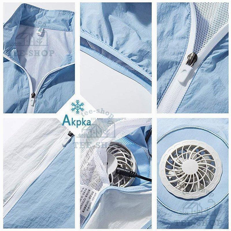 空調作業服 ファン付きベスト 半袖 ワークマン 空調ウェア  空調扇風服 扇風機 大風量 USB給電 速乾 作業服 3段階強風 静音 父の日 熱中症対策 男女兼用 夏用 |  | 15