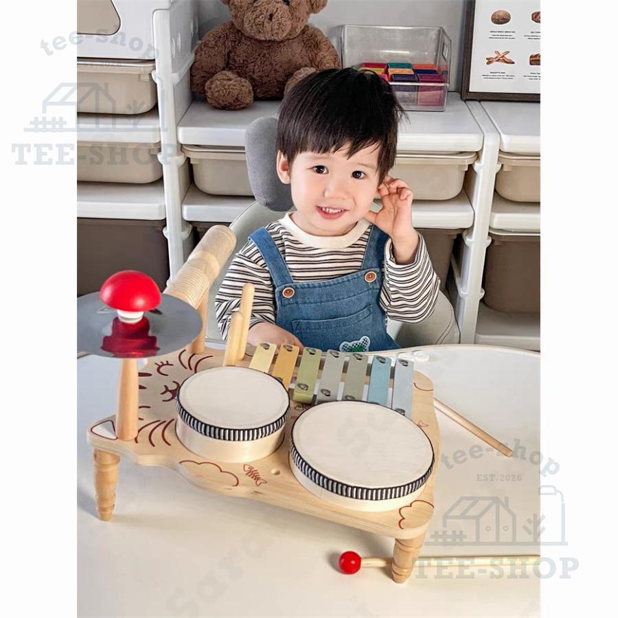 知育玩具 モンテッソーリ おもちゃ 玩具 教具 木製 楽器 5点セット
