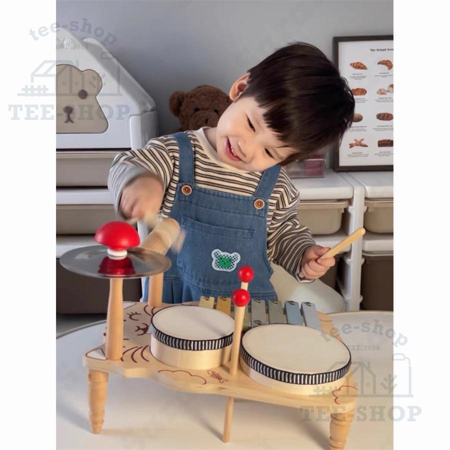 知育玩具 モンテッソーリ おもちゃ 玩具 教具 木製 楽器 5点セット