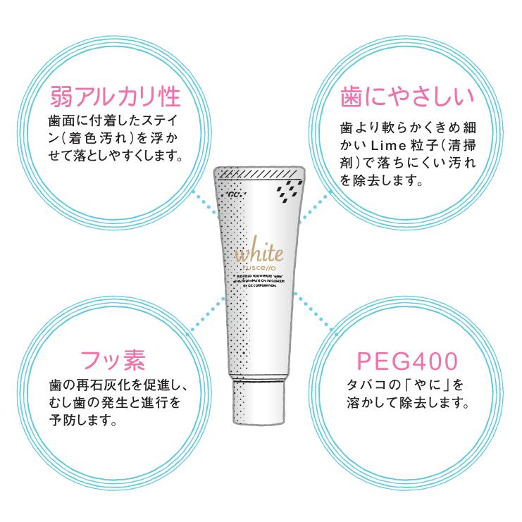 ルシェロ（ジーシー） ジーシー ルシェロ 歯みがきペースト ホワイト