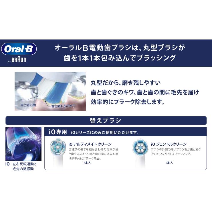 電動歯ブラシ オーラルB iO9 本体セット ホワイトカラー／BRAUN