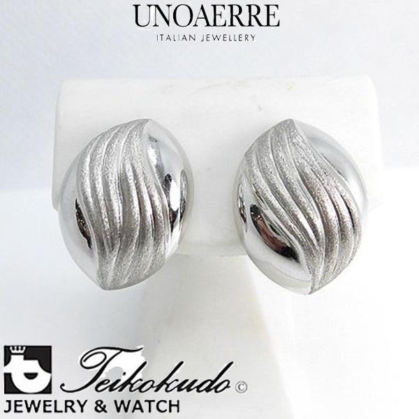 ウノアエレ UNOAERRE K18WGイヤリング 019109 G3371 