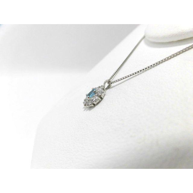 ペンダント Pt パライバ ダイヤ 0.16ct 0.07ct G1466の画像