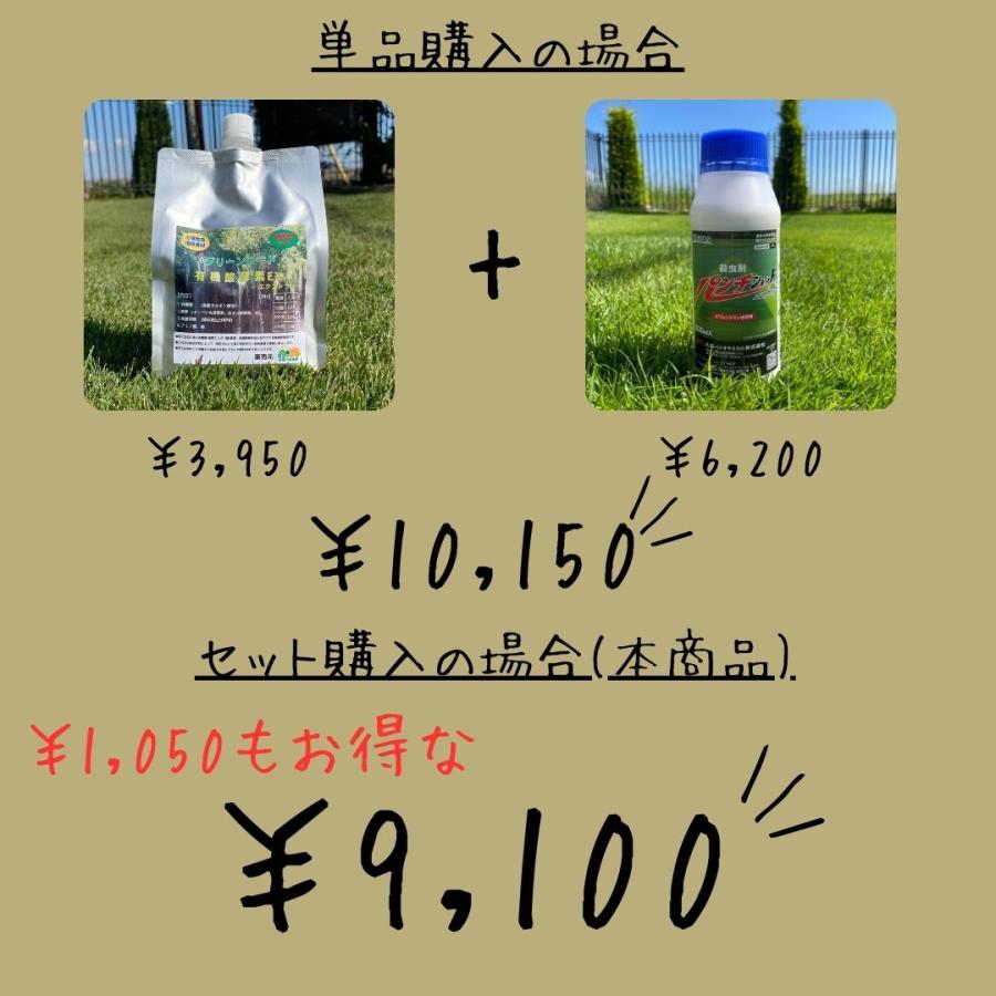 【お得なセット】有機酸酵素EX+殺虫剤パンチショットフロアブルの画像