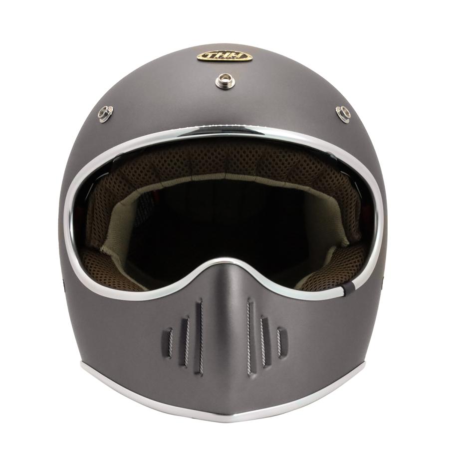 THH フルフェイスヘルメット マットブラック Lサイズ THH フルフェイスヘルメット TX-28 マットフロストグレー