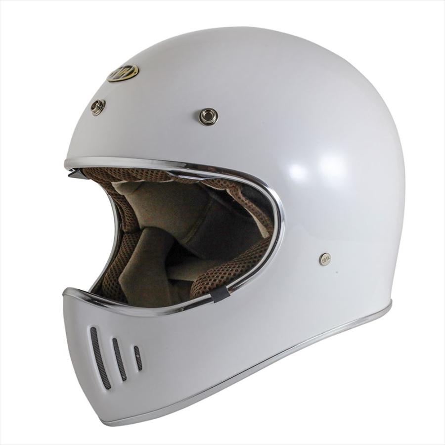 THH 最新モデルTHH TT-03 パールホワイト レトロ フルフェイス