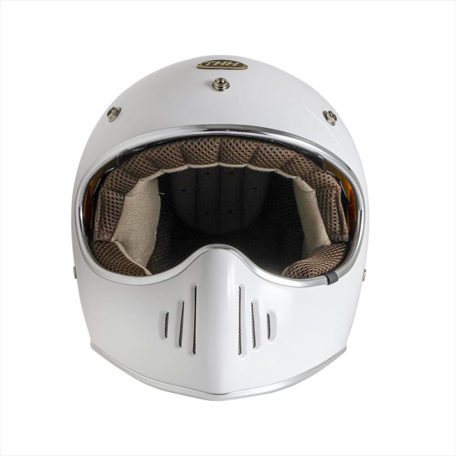 THH 最新モデルTHH TT-03 パールホワイト レトロ フルフェイス THH 最新モデルTHH TT-03 パールホワイト レトロ フルフェイス