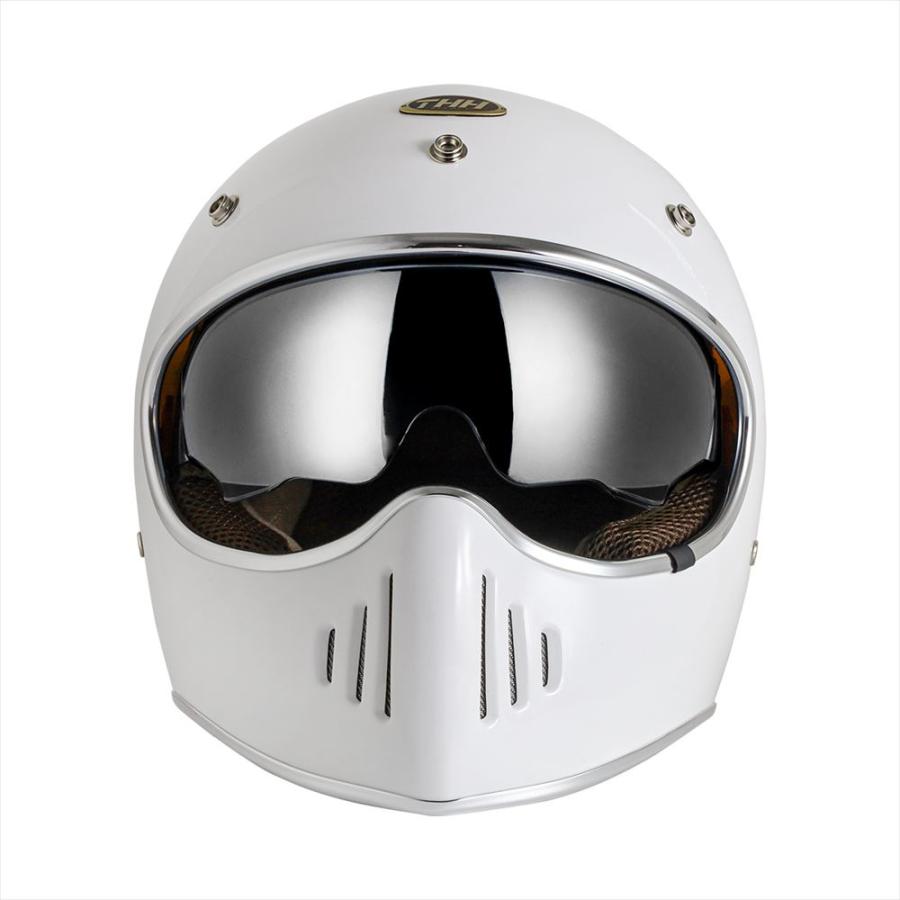 THH 最新モデルTHH TT-03 パールホワイト レトロ フルフェイス
