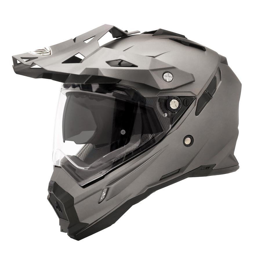ONEAL ヘルメット グレー バイザー付き O'NEILL THH フルフェイスヘルメット TX-28 マットフロスト
