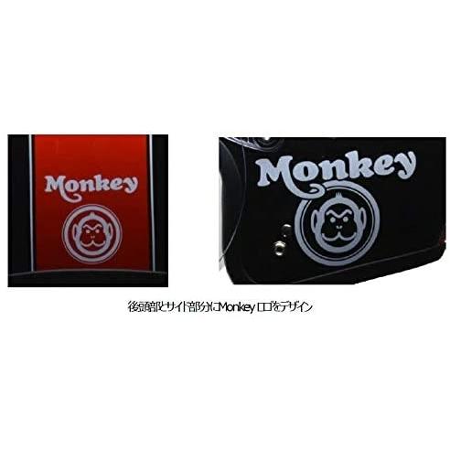 ホンダ HONDA Monkey ヘルメット ブラック×レッド Lサイズ 59-60 ホンダ HONDA Monkey ヘルメット ブラック×レッド Lサイズ 59-60