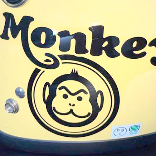 ホンダ HONDA Monkey ヘルメット レッド ×ホワイト Mサイズ 57 ホンダ HONDA Monkey ヘルメット レッド ×ホワイト Mサイズ 57