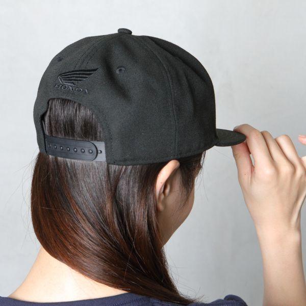 送料無料 Honda ホンダ   9FIFTY NEWERA×ホンダ コラボ　ブラックメタルキャップ　Black Metal Cap 0SYEH-28R｜teito-shopping｜04