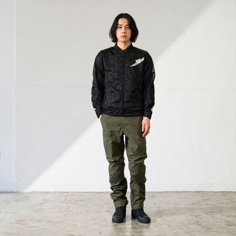 しゃけ ホンダ テンペストメッシュジャケット ブラック テンペストメッシュジャケット(S ブラック): ウェア・グッズ