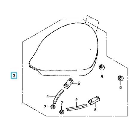 ホンダ（HONDA） 純正 17/19年モデルレブル Rebel 250/500用 メイン