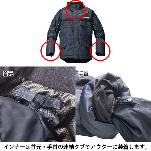 YAMAHA ヤマハ RY2003 ウィンターロングジャケット BL ワイズギア : 八