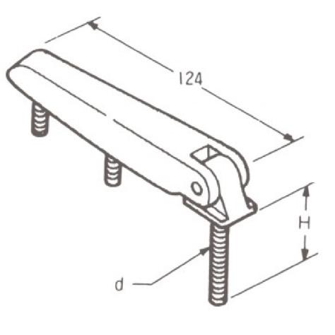 ヤマハ発動機 ヤマハ YAMAHA ハッチヒンジAss'y H70mm ハッチロック