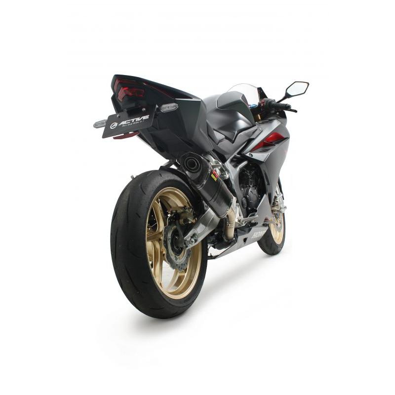 Akrapovic カーボンファイバー マフラー cbr250rr 用 AKRAPOVIC (アクラポビッチ) スリップオンライン (カーボン