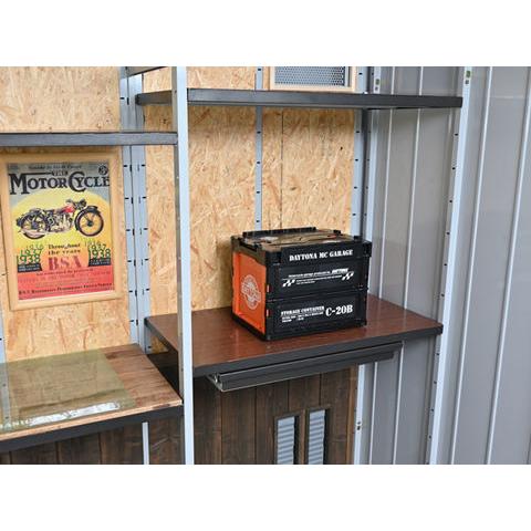 ゆう。 DAYTONA デイトナ 23058 MCガレージ 折り畳みコンテナ 20L : 八百万堂