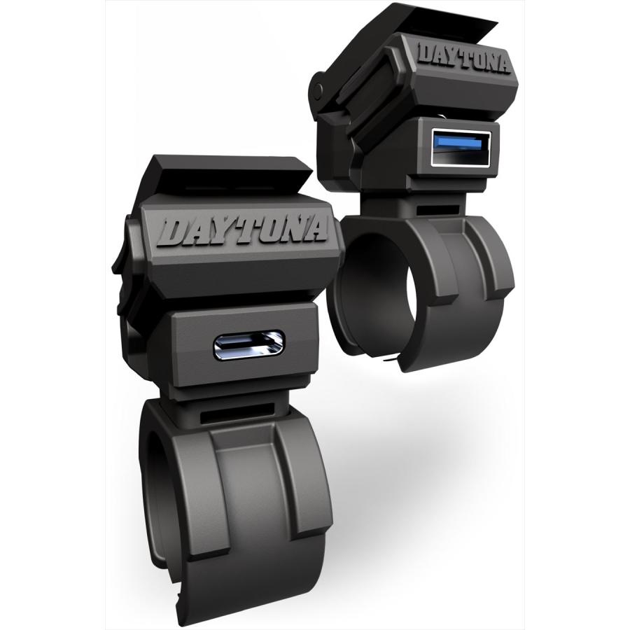 DAYTONA デイトナ 4909449641262 46393 バイク用 USB電源 USB-A+USB-C