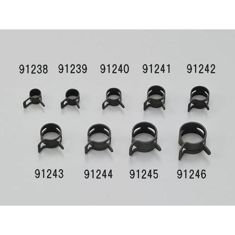 DAYTONA（デイトナ） 定形外 91244 ワイドホースクリップ 12mm 2個