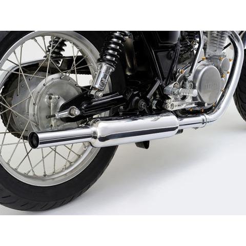 DAYTONA デイトナ   92255 スリップオンキャブトンタイプマフラー クロームメッキ  SR400FIモデル専用の画像