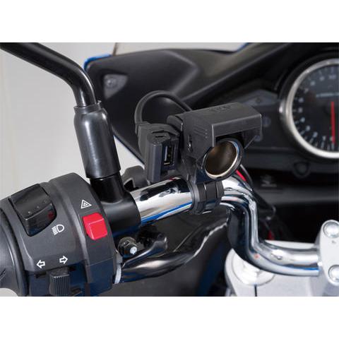 イムハタ様おまとめ DAYTONA（デイトナ） 93043 2.1バイク専用電源 USB2ポート＋シガー