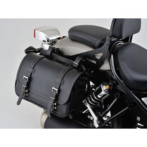 自転車用サドルバッグ 9L ブラック➕サポート（レブル） 4909449504420 デイトナ DAYTONA サドルバッグサポート 右側専用