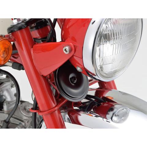 DAYTONA デイトナ 96220 ホーン12V 低音 外径φ80 ステー穴φ8 ブラック