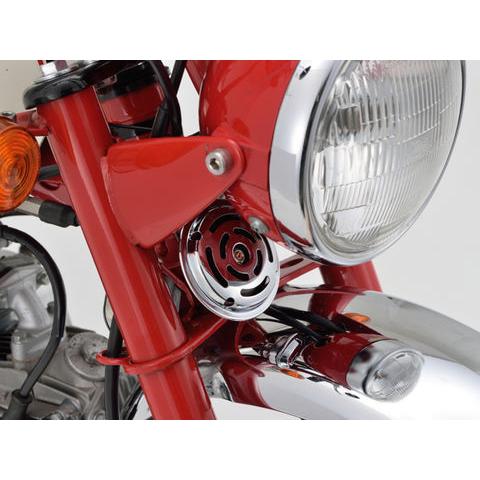 DAYTONA デイトナ 96225 ホーン12V 外径φ70 ステー渦穴φ6 クローム