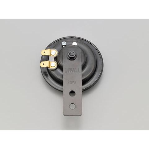 DAYTONA デイトナ 96227 ホーン12V 外径φ70 ステー渦穴φ6 ブラック