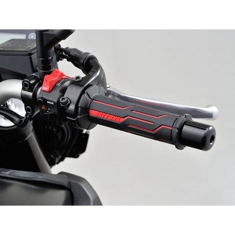 DAYTONA デイトナ 98445 GRIPPY GRIP 22.2φ GG-D-LINE ブラック×レッド