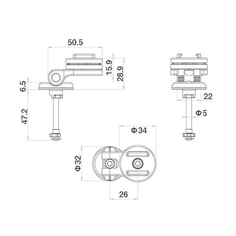 DAYTONA（バイク用品） DAYTONA デイトナ 99492 SPコネクト モトステム