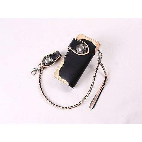 デグナー DEGNER   4524486072215 W-90 ロングウォレット-BK/TAN W-90-BK/TANWEB正規代理店