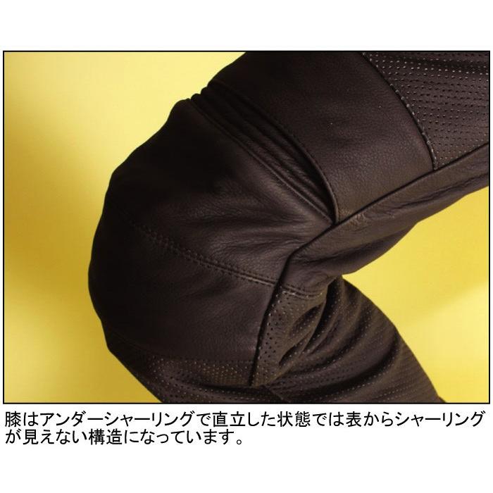 DEGNER デグナー メッシュレザーパンツ M・L ブラック 牛革 DP DEGNER デグナー メッシュレザーパンツ M・L ブラック 牛革 DP