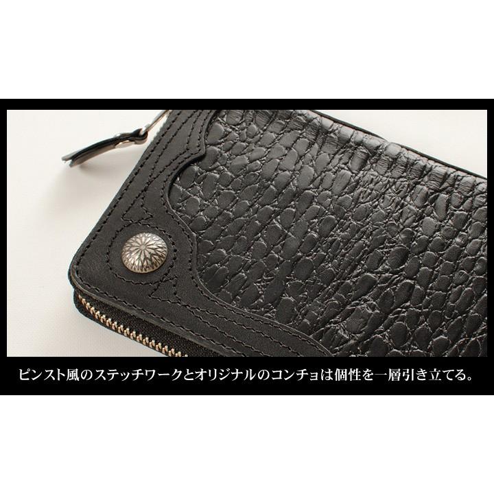 デグナー バイカーズウォレット 長財布 バイク 本革 ブラック DGW56CR