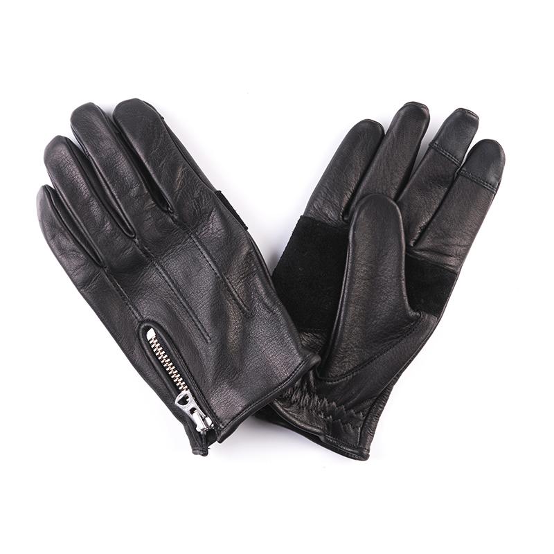DIN MARKET  4589975582804 GMG-10 COW HIDE GLOVE 黒いこと M大きさ グローブ-車、バイク、自転車