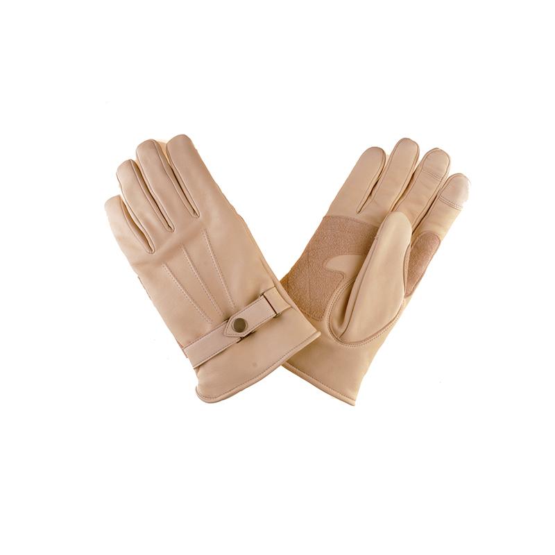 DIN MARKET  4589975581470 レザーグローブ 手袋 バイクGMG Gauntlet STANDARD バニラ Mサイズ