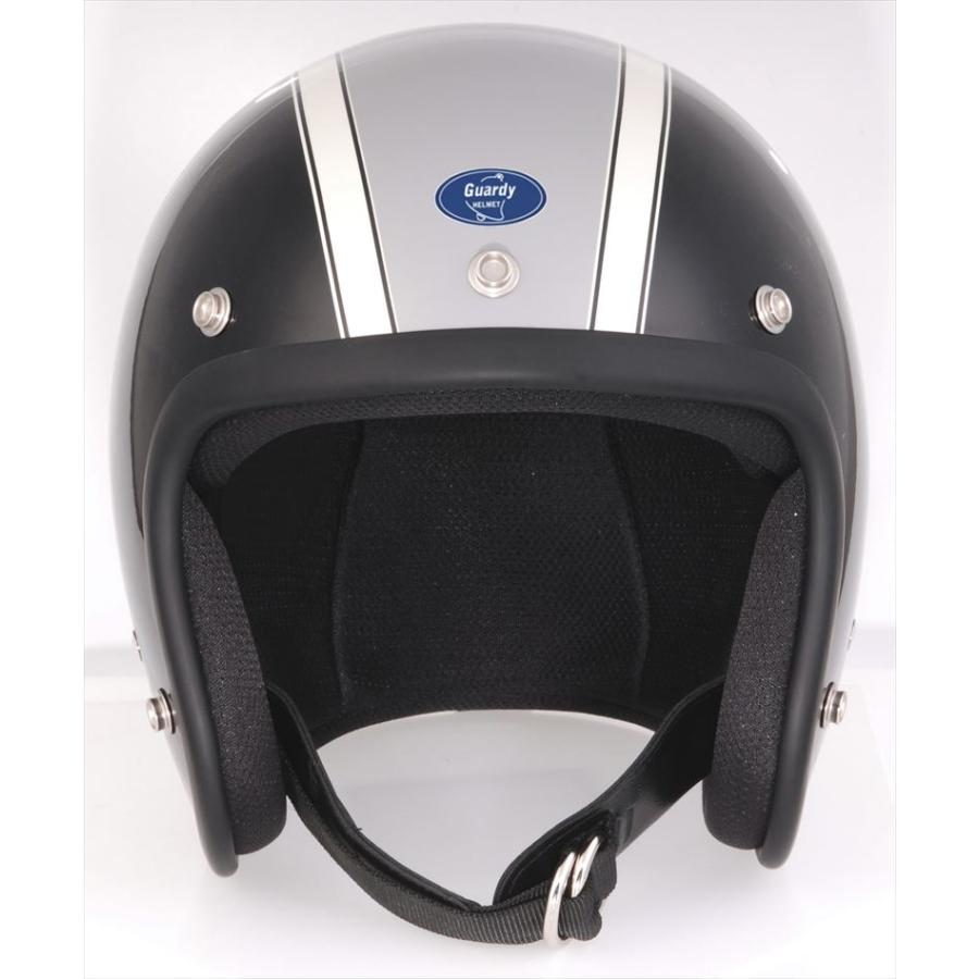4589975584587 Guardy HELMET CLUBMAN ブラック＆ライトグレー 