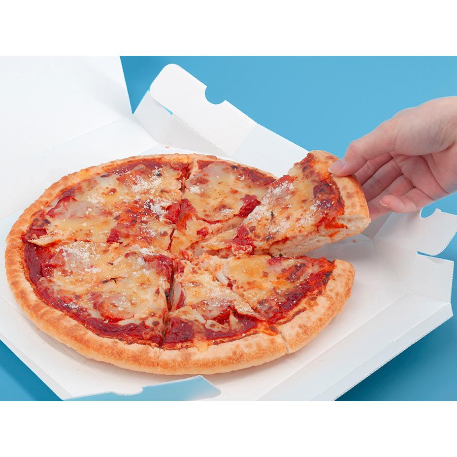 業務用ピザ箱 薄型八角形 白無地【10インチピザボックス】100枚入