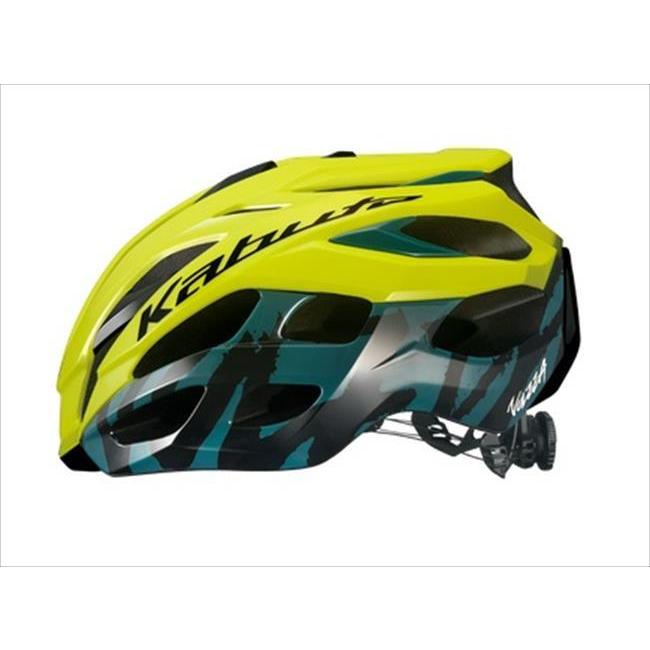 OGK Kabuto 4966094606442 VOLZZA G-1イエローグリーン S/M 55-58cm 