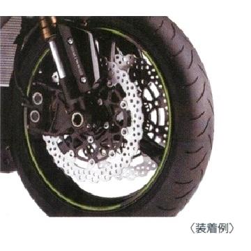 カワサキ（Kawasaki） カワサキ純正 ホイール用ピンストライプ メッキ