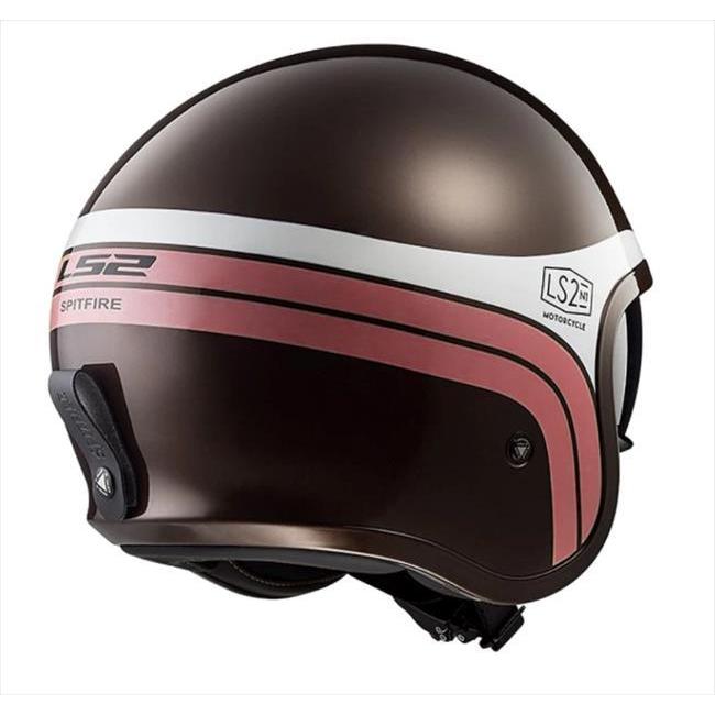 LS2 ジェットヘルメット ブラウン Ｌサイズ LS2 HELMETS LS2 エルエスツー 新色追加 インナーバイザー付 ジェット